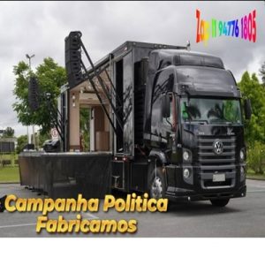 caminhão palco para campanha